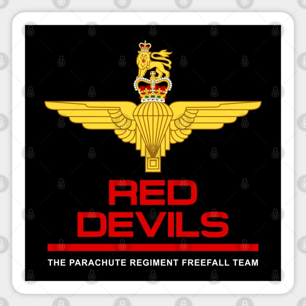Mod.2 Red Devils Parachute Team Sticker by parashop